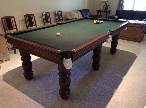 Refurbished 8' X 4' Dynamic Grand Billiard Table